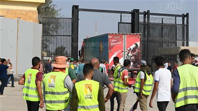 إدخال 133 شاحنة مساعدات مصرية إلى قطاع غزة