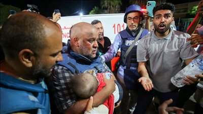 تأبين شهداء الصحافة الفلسطينية وعائلاتهم بنقابة الصحفيين، اليوم 