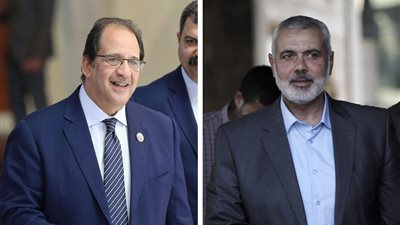 رئيس المكتب السياسي لحماس يجري اتصالًا مع رئيس المخابرات المصرية