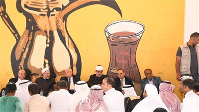 وزير الأوقاف لـ شيوخ قبائل سيناء: أنتم أعمدة هذه الأرض وخط دفاعها الأول (صور)