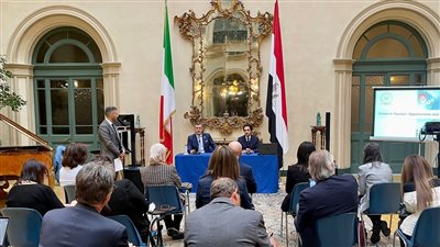 بسام راضى للإعلام الإيطالى: مصر كعهدها هى واحة الأمان للسياحة الأوروبية..ويكشف عن لقاءات وزير السياحة المصرية بروما