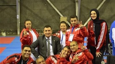 جامعة المنصورة تهنئ لاعب منتخب مصر لذوي الاحتياجات الخاصة للكاراتيه لفوزه ببرونزية بطولة العالم