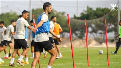 المصري يختتم استعداداته لمواجهة بيراميدز (صور)