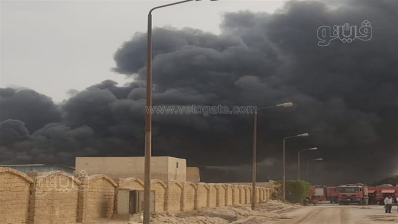 حريق مصنع ولاعات