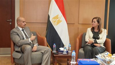 هالة السعيد تبحث مع مدير المعهد العربي للتخطيط بالكويت سبل التعاون