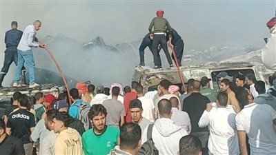 شهامة ولاد البلد، سائقون يساعدون في إنقاذ المصابين وإطفاء حريق حادث طريق الإسكندرية (صور)