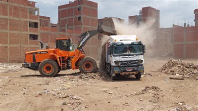 رفع 46 ألف طن قمامة ومخلفات هدم في المنوفية