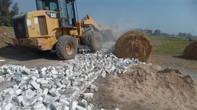 إزالة 38 حالة تعد على الأراضي الزراعية بنطاق 9 مراكز بالبحيرة 