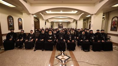 3 أساقفة يشاركون في مؤتمر كهنة إيبارشية شبين القناطر