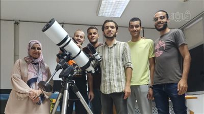 مركز الطقس الفضائي بجامعة حلوان يرصد ظاهرة خسوف القمر