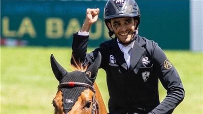 وزير الرياضة يُهنئ محمد طاهر زيادة لنتائجه بالبطولة العالمية لقفز الموانع بالسعودية