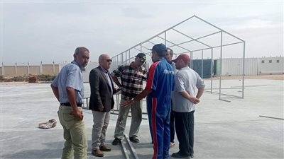 12 كرفانا، بدء إنشاء المستشفى الميداني لعلاج مصابي غزة بالشيخ زويد (صور)