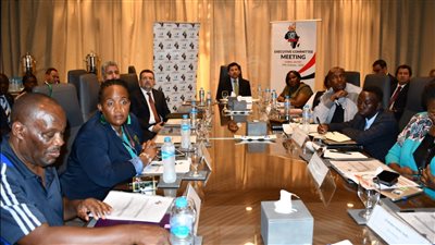 أشرف صبحي يشهد جلسة مستقبل الرياضة الجامعية الأفريقية بالملتقي الدولي للاستثمار 