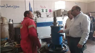 رئيس مياه القناة يتفقد أعمال التشغيل والتدريب بمحطة المستقبل (صور) 