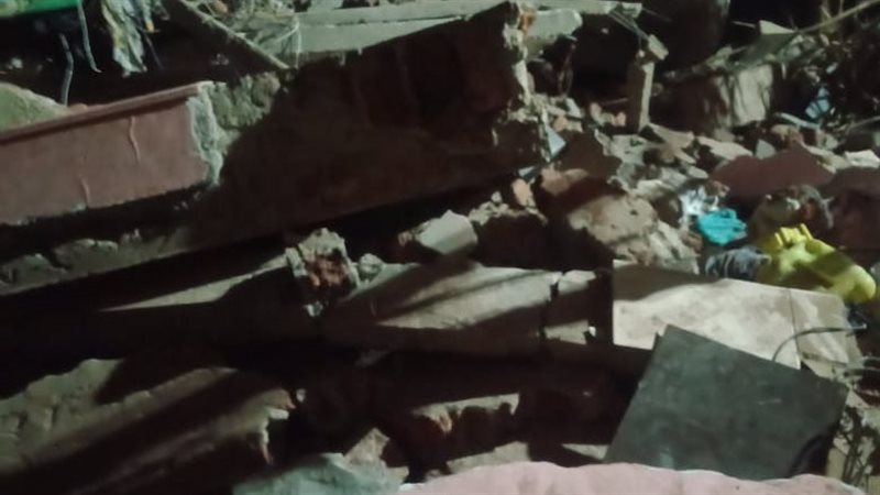 جانب من المنزل المنهار،فيتو