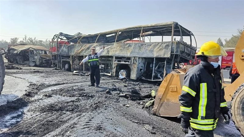 جانب من موقع الحادث،فيتو