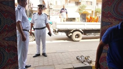 ضبط 8 سيارات مخالفة بترسا ورفع 355 حالة إشغال