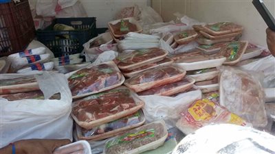 ضبط 5 أطنان مقطعات دواجن وهياكل مفرومة خلال  ال72 ساعة الماضية