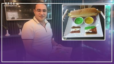 مطعم بالمنيا يقدم وجبات بشكل علم فلسطين وصاحب المبادرة لـ