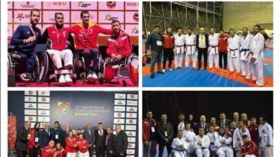 وزير الرياضة يشيد بأبطال الكاراتيه بعد تصدر الترتيب لذوي الهمم والمركز الثاني للكبار