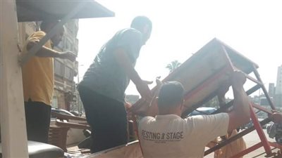  رفع 549 حالة إشغال طريق مخالف خلال حملات مكبرة بالبحيرة 