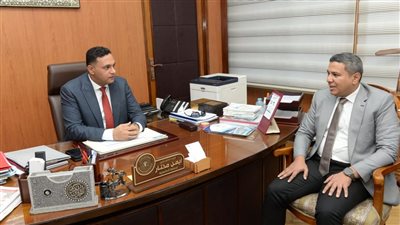 محافظ الدقهلية يستقبل المدير الجديد لمستشفى المنصورة التخصصي