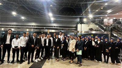جولة تثقيفية لطلبة المعهد العالى للسياحة والفنادق بمطار القاهرة