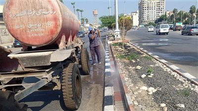 تسليك بلاعات الأمطار ورفع 420 طن قمامة في حملات نظافة بالدقهلية (صور)