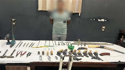 ضبط عاطل يدير ورشة لتصنيع الأسلحة النارية بأسيوط