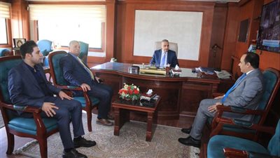 محافظ سوهاج يستقبل وكيل وزارة الصحة الجديد