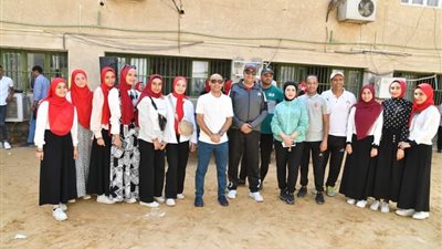 كلية التربية بجامعة الوادي الجديد تنظم يوما رياضيا احتفالًا بالطلاب الجدد
