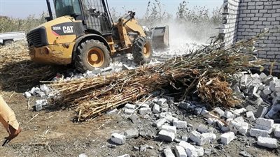 إزالة 33 حالة تعدي على أراضي زراعية في حملات مكبرة بالبلينا بسوهاج