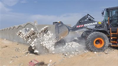 إزالة 38 حالة تعدٍ على الأراضي الزراعية في الإسماعيلية (صور) 