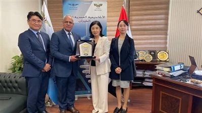 المصرية لعلوم الطيران تستقبل نائب الرئيس التنفيذي بمؤسسة مطار أنتشون الدولي بكوريا الجنوبية
