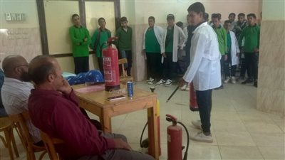 توعية الطلاب والعاملين بمدارس الوادي الجديد بثقافة السلامة والصحة المهنية