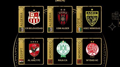 الأهلي ينافس الوداد والترجي وصن داونز على جائزة أفضل ناد في إفريقيا 