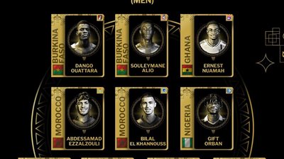 كاف يعلن قائمة المرشحين لجائزة أفضل لاعب صاعد في أفريقيا