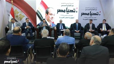 حملة السيسي الانتخابية تستقبل وفدًا من رؤساء وممثلي الأندية الرياضية 