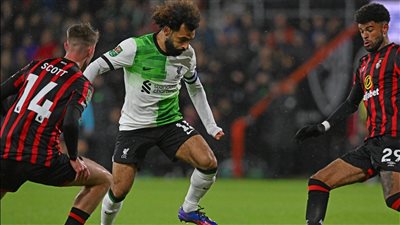 ليفربول يفوز بثنائية أمام بورنموث ويتأهل لربع نهائي كأس الرابطة الإنجليزية 