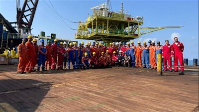 خدمات البترول البحرية تنتهي من مشروع تطوير حقل كاموس