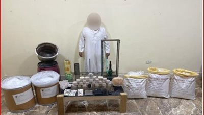 سقوط 7 تجار مخدرات بحوزتهم كميات كبيرة من الهيروين والحشيش بـ5 محافظات