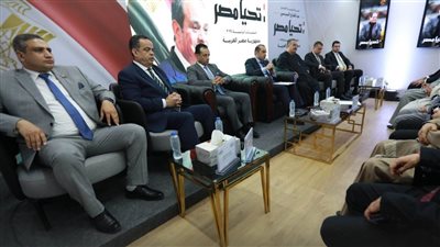 حملة السيسي الانتخابية تستقبل وفد الاتحاد التعاوني الزراعي