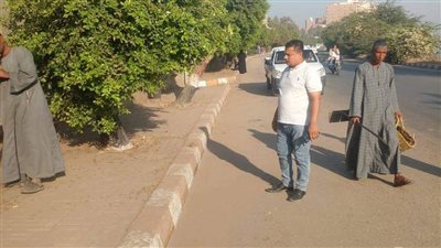 حملة لرفع الإشغالات في شوارع مدينة نجع حمادي(صور)