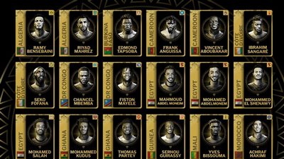 تواجد عربي قوي في قوائم المرشحين لجوائز الأفضل بإفريقيا.. محمد صلاح مرشح لأفضل لاعب.. سداسي الأهلي ينافس.. وغياب الزمالك