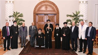 البابا تواضروس يجتمع بهيئة الأوقاف القبطية