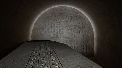 السياحة والآثار تعلن الكشف عن مقبرة الكاتب الملكي.. الجدران تحتوي على نصوص دينية ضد لدغات الثعابين.. وغياب اللقي الجنائزية يؤكد سرقتها 