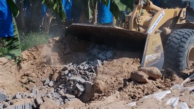 إزالة 20 حالة تعد على الأراضي الزراعية بالبحيرة (صور)