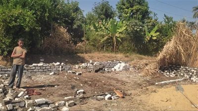 إزالة فورية لحالة تعد على أملاك الدولة في قنا (صور)