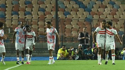 الجزيري يسجل الهدف الأول للزمالك في مرمي زد 