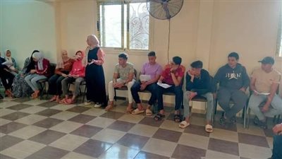 رياضة البحيرة تنفذ مشروع أندية السكان بمركز شباب حياة كريمة بالمحافظة (صور)